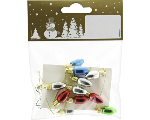 Dekorative Weihnachtslichterkette in Verpackung