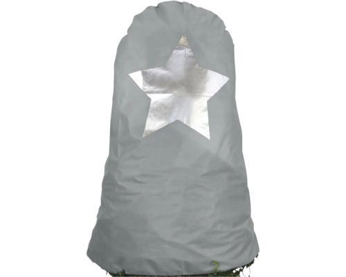 Winterschutz videx Vlieshaube Stern Metallic 110 cm x 110 cm, Materialstärke 50 g/m² Pflanzenschutzhaube mit Sternmotiv