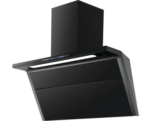 Schwarze Dunstabzugshaube für die Küche