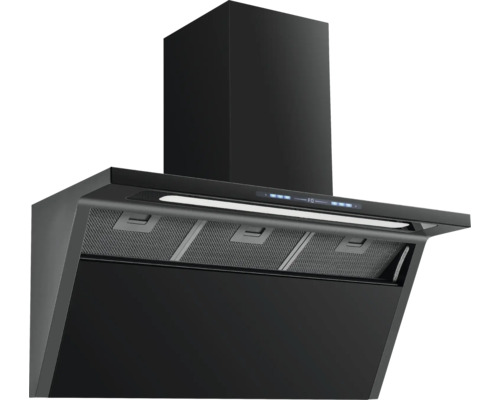 Dunstabzugshaube aus Metall mit Beleuchtung und Filter