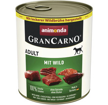 Hundefutter nass animonda Gran Carno Adult mit Wild 800 g