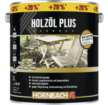 HORNBACH Holzöl Plus teak 3 l (20 % Gratis!) lösemittelfrei