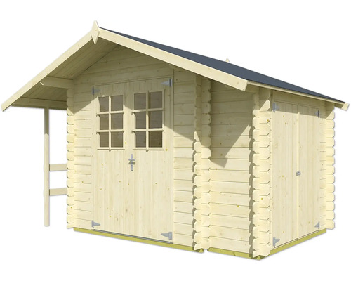 Gartenhaus aus Holz mit Doppeltür und Fenster