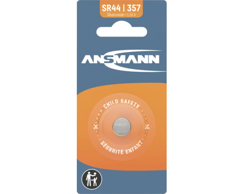 Ansmann SR44 Knopfzelle mit Kindersicherheitsverpackung