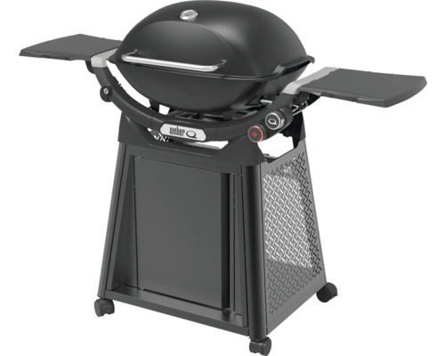 Weber Gasgrill mit zwei Ablagetischen und Untergestell