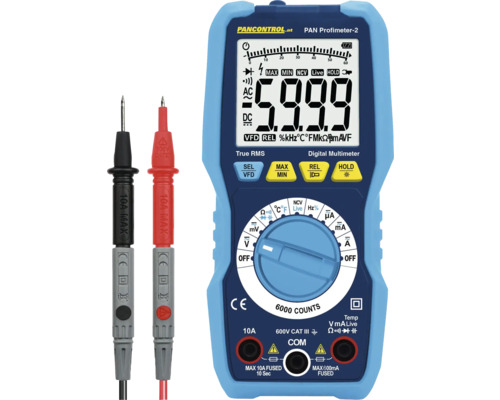 Digitales Multimeter mit Messleitungen