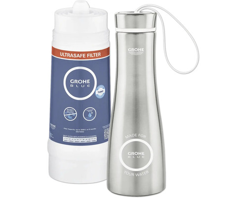 Grohe Blue Wasserfilter und Edelstahlflasche