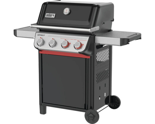 Weber Spirit Gasgrill mit vier Brennern, Thermometer und Seitentischen