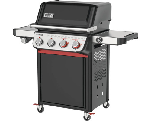 Weber Spirit Gasgrill mit vier Brennern und zwei Seitentischen