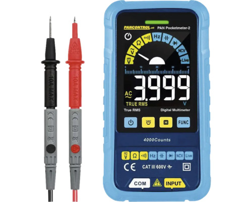 Digitales Multimeter mit Messleitungen