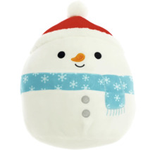 Plüsch Schneemann mit Mütze und Schal