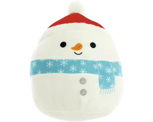 Plüsch Schneemann mit Mütze und Schal