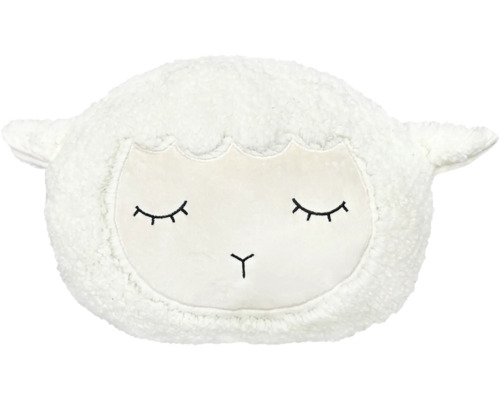 Kissen in Form eines schlafenden Lamms