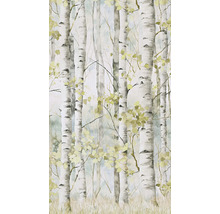 Tapete mit Birkenwaldmotiv