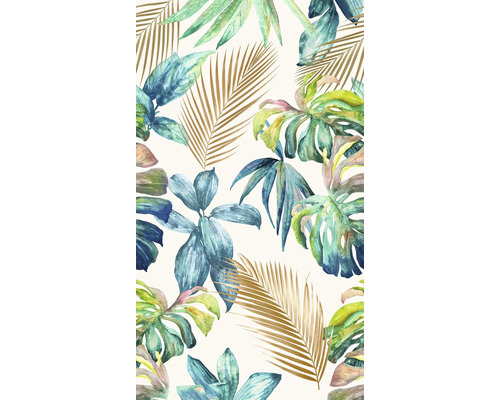 Fototapete Digitaldruck Vlies A54501 Wild Palms 3-tlg. 280 x 159 cm Tropisches Blätter Tapetenmuster