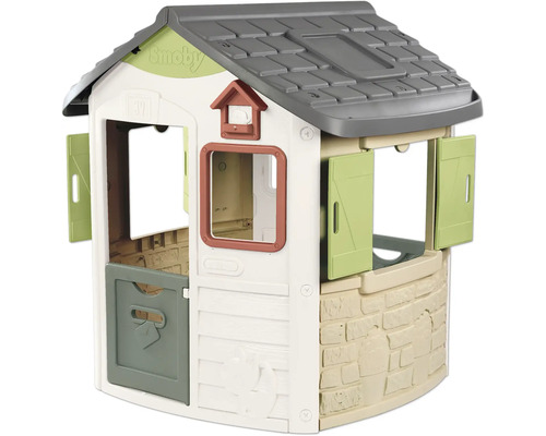 Smoby Kinderhaus mit Fensterläden und Tür