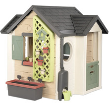 Spielhaus aus Kunststoff mit Fenster, Tür und Dach