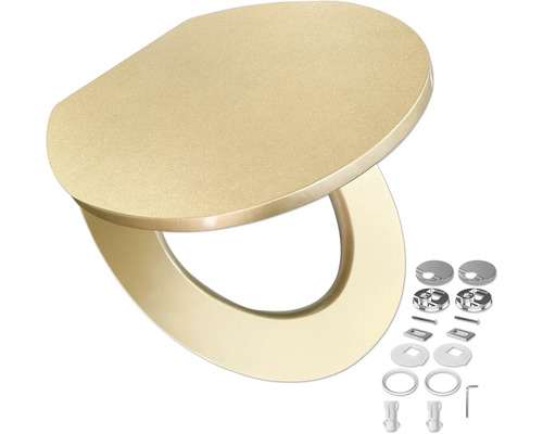Toilettendeckel mit Befestigungsmaterial
