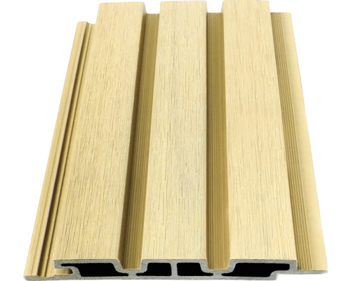 Handmuster zu Konsta WPC Fassadenverkleidung Nativo hellbraun 24x178x2200 mm