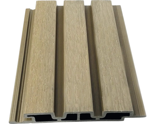 Handmuster zu Konsta WPC Fassadenverkleidung Nativo dunkelbraun 24x178x2200 mm