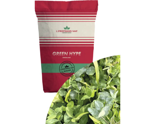 Grünlandsamen GreenHype Kräuterzusatz 'Kräuterfit' 10 kg / 10000 m² L. Stroetmann Saat Green Hype Grünland Futtersaat Sack