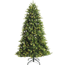 Künstlicher Weihnachtsbaum mit Beleuchtung und Ständer