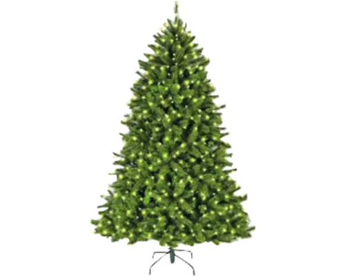 künstlicher LED Weihnachtsbaum Tannenbaum Everlands Malmö Ø 136 cm H 210 cm Geschmückter künstlicher Weihnachtsbaum