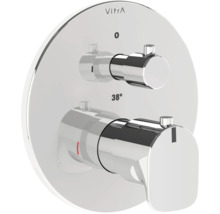 Vitra Waschtischarmatur mit zwei Griffen zur Temperatur- und Wassermengenregulierung