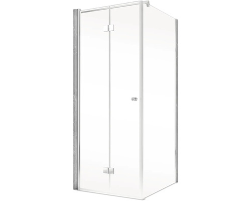 Duschkabine mit Drehtür aus Glas