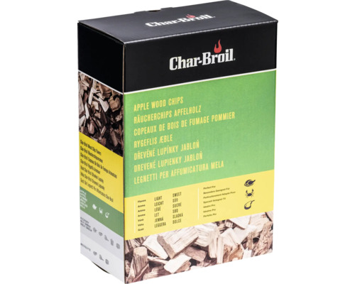 Char-Broil Logo, Räucherchips Apfelholz