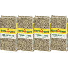 Vier Säcke Flora Gard Vermiculit zur Bodenverbesserung