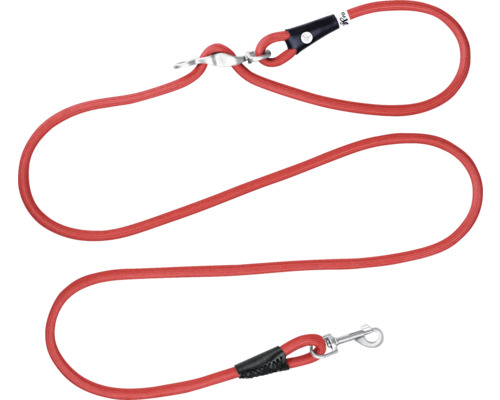 Rote Hundeleine mit Karabinerhaken