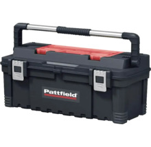 Werkzeugkasten aus Kunststoff mit Pattfield Logo