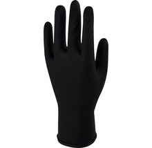 Schwarzer Einmalhandschuh aus Nitril