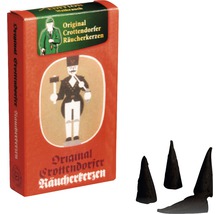 Original Crottendorfer Räucherkerzen mit Weihrauch und einer Schachtel