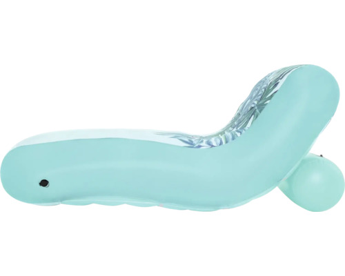 Aufblasbarer Sessel mit Rückenlehne und floralem Muster