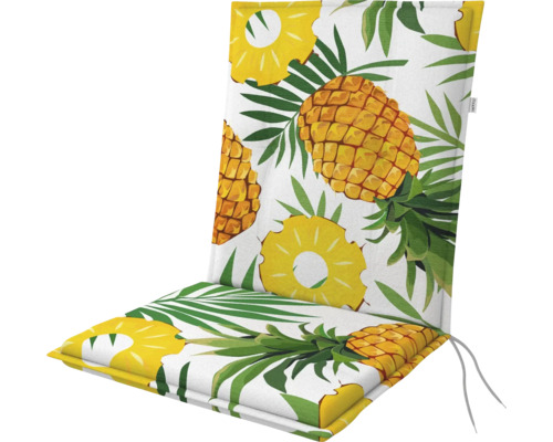 Stuhlkissen mit Ananas Muster für den Aussenbereich