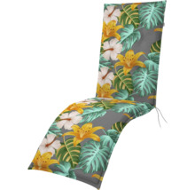 Auflage für Gartenliegen mit Blumenmuster