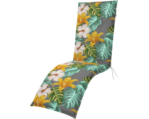 Auflage für Gartenliegen mit Blumenmuster