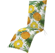 Auflage für Gartenliegen mit Ananas-Motiv