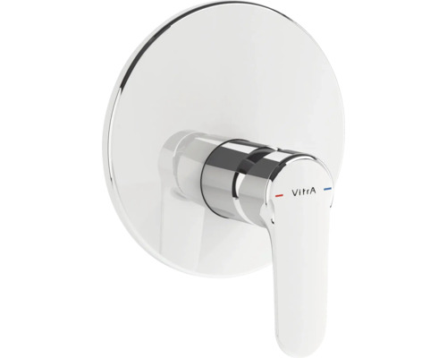 VitrA Duscharmatur Unterputz ROOT ROUND chrom ohne Unterputzgrundkörper A42829EXP VitrA Waschtischarmatur mit Einhebelmischer