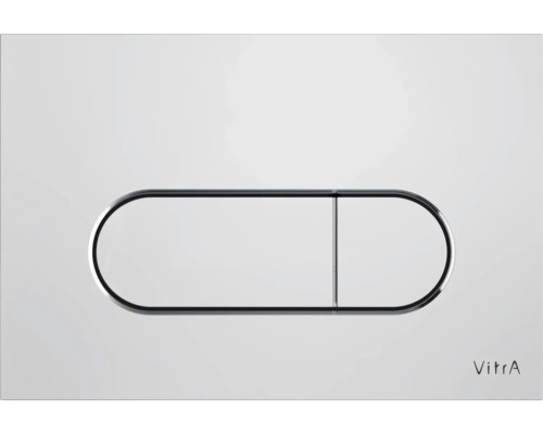 VitrA Betätigungsplatte Root Round chrom glänzend 740-2280 Vitra Betätigungsplatte für das WC