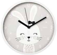 Wanduhr mit Hasenmotiv