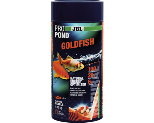 Teichfischfutter JBL PRO POND GOLDFISH 0,16 kg für Goldfische JBL ProPond Goldfish Futter für Goldfische in einer 0.16 Kilogramm Packung