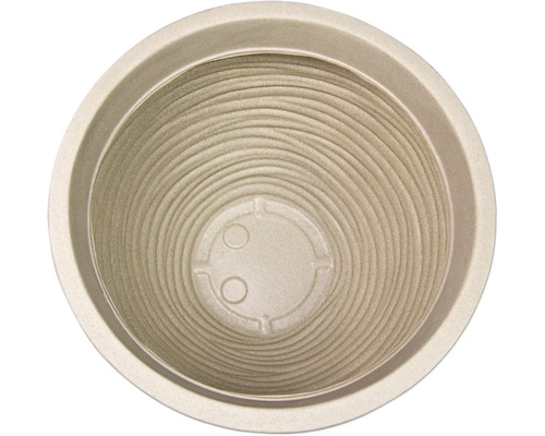 Blumentopf aus Biokunststoff, Draufsicht