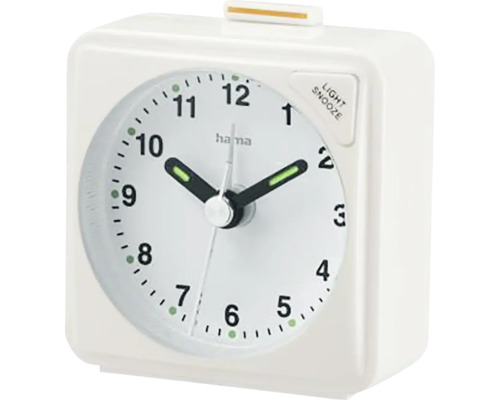 Reisewecker Analog A50 weiß 5,6x5,6 cm