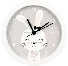 Analoge Kinderuhr mit Hasenmotiv