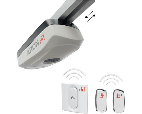 ARON Garagentorantrieb Move inkl. 2 x Handsender,Funk-Wandtaster Garagentorantrieb mit Handsender
