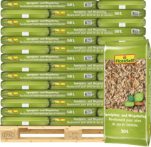 Spielplatzbelag & Wegebelag FloraSelf Holzhackschnitzel, Fallschutz 42x50 L (= 2,1 m³) Palette inkl. Lieferung