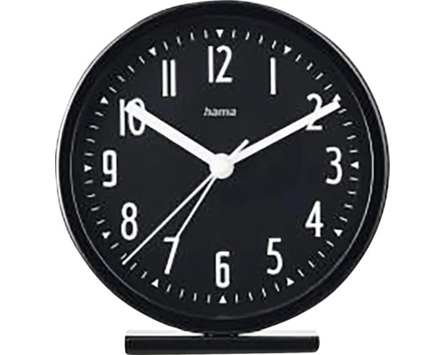 Wecker Analog Skye geräuschlos schwarz weiß Ø 11,2 cm